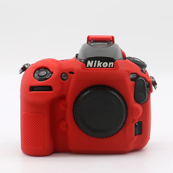 Etui til Nikon D810 silikone kameraetui tilbehør (rød) (red)