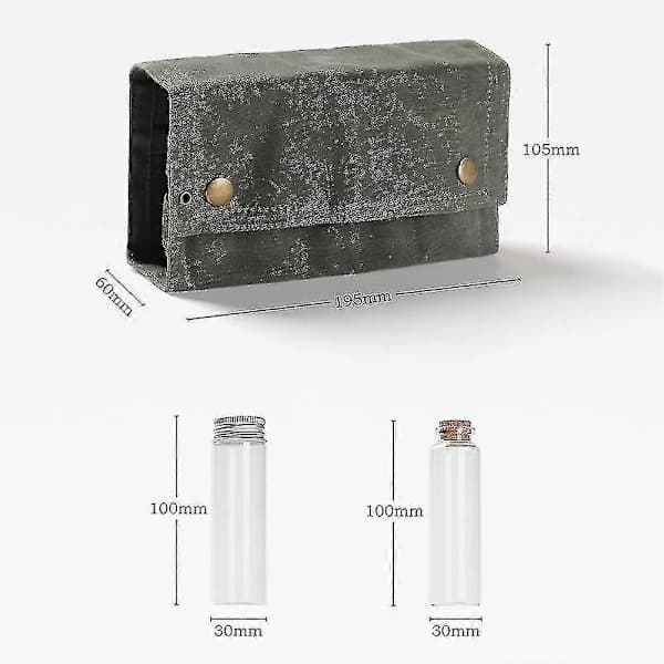 Spice Storage Bag, Bottle Organizer for Outdoor Camping, Seasoning Container [CO]