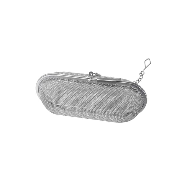 Flydende krydderiinfuser i rustfrit stål til supper, gryderetter eller store tekander, Jumbo Oval