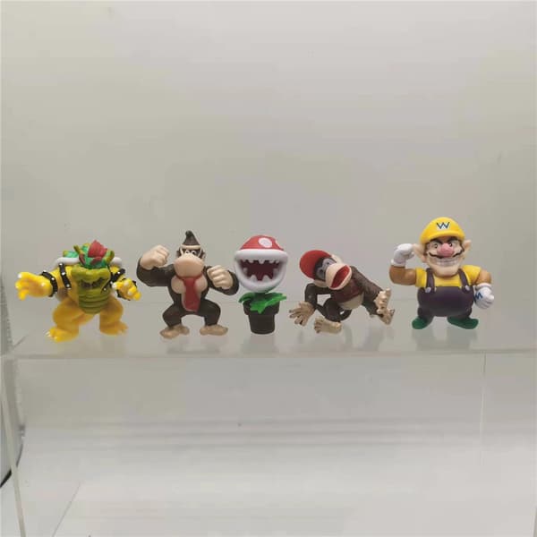 18 st Super Mario Mini Figurer Söta Leksaksdockor Actionfigurer Present 18PCS 18PCS