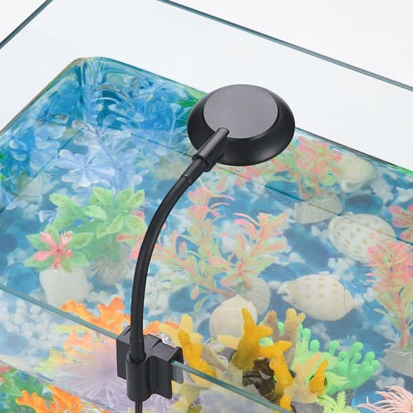 LED akvarielampe, clip-on akvariumbelysning til små og mellemstore akvarier