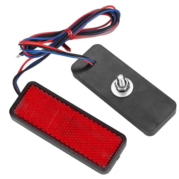 Par Universal LED-reflektor baklys for motorsykkel