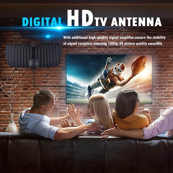 3600 Miles 4K HD Innendørs DVB-T Digital Bakkesignal Mottaker