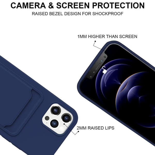 Velegnet til iPhone 16 Promax mobilcover (med kortholder) 1 stk