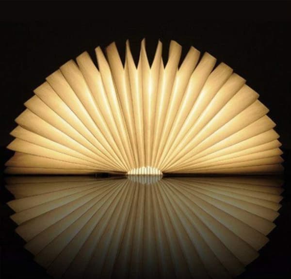 Kirja LED-lamppu / Book Lamp - (Puu) multifärg multicolor