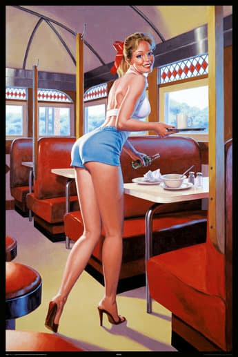 Diner Woman - Hildebrandt Pin-Up multifärg multicolor