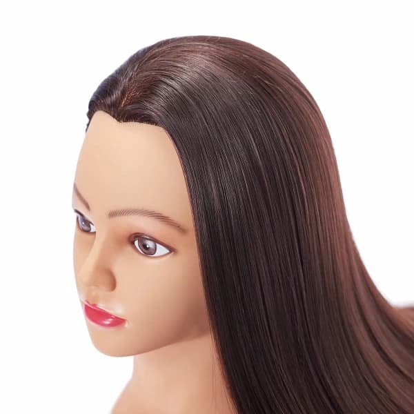 65 cm Mannequin Head for Hairdressing Training, Cosmetology Mannequin