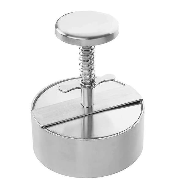 Justerbar Burgerpresse 4,5 tommer 304 Rustfritt Stål Burgerpresse
