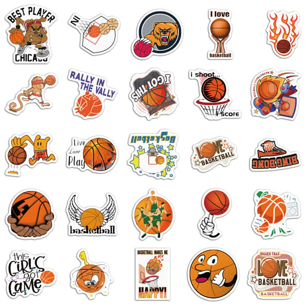 50 Funny Waterproof Vinyl Decals for Water Bottle, Laptop