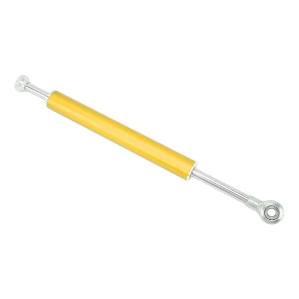 Motorcycle Steering Damper 330mm Universal Aluminum Steering Damper Stabilizer for Most Motorcycles Gold