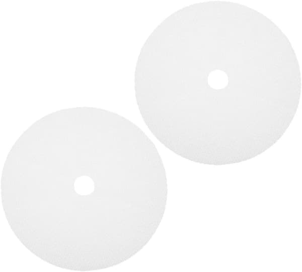 2 stk. dehydrator silikoneplade silikonemåtte til madtørrer rund non-stick lette hvide ark