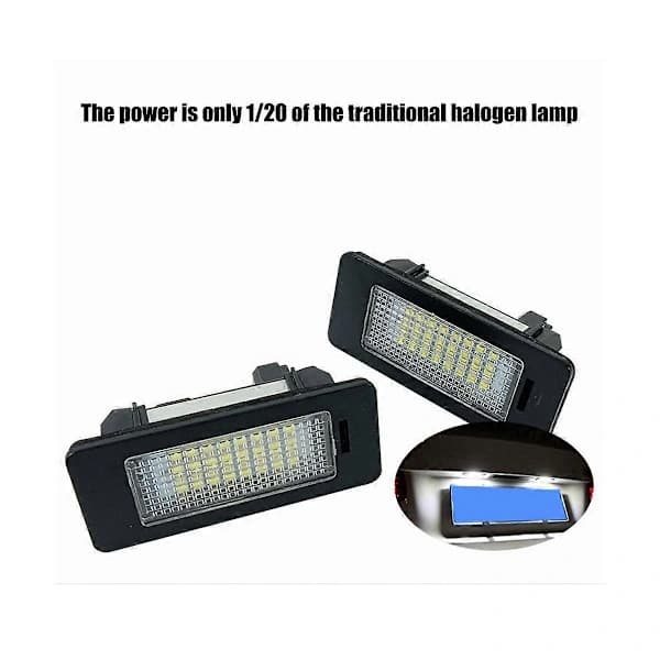 2kpl 12V auton takarekisterikilven LED-valo 63267193293 63267165646 E39 E82 E88 E90:lle