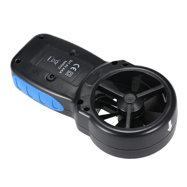 HoldPeak HP-866B Mini LCD Digital Anemometer Vindhastighet Lufthastighet Temperaturmåling med Bakgrunnsbelysning
