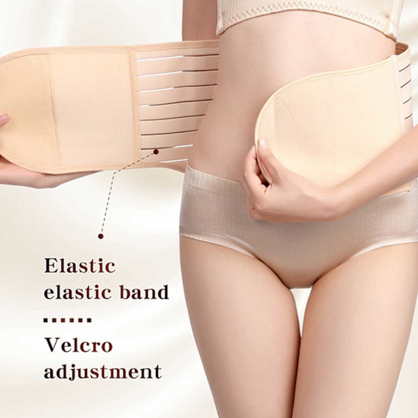 Stödbälte efter förlossning - Gravidbälte One-Size beige beige one size