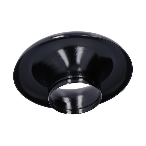 4 tommer kaldluftinntak Turbo Horn Velocity Stack Adapter Dekorasjon CNC Aluminium Biltilbehør Svart