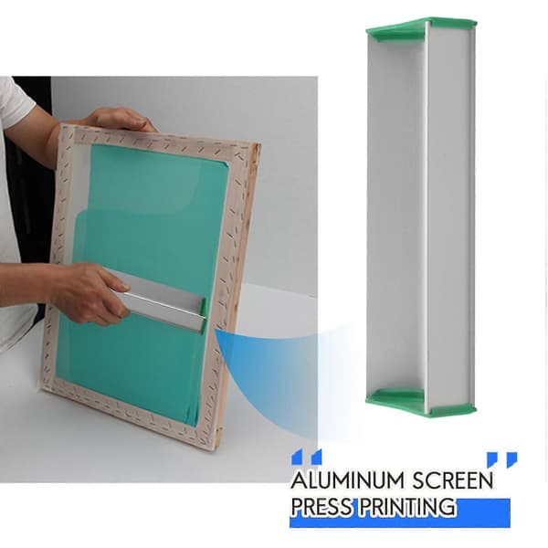 1. aluminiumlegering 8 tommer (20 cm) emulsjonsskuffe, beleggmaskin, silketrykkpresseverktøy