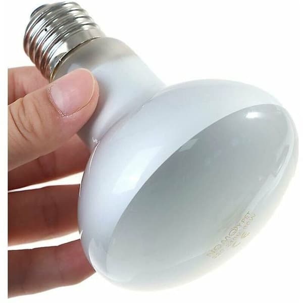 UVA + UVB Reptillampe Skilpadde Solplass UV-lamper Varmelampe Amfibier Øgler Temperaturkontroll - 60W..DEBUNS
