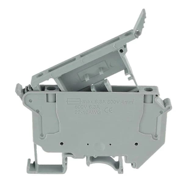 [PL】UK5- UK5RD Utan LED DIN-skena Säkringsplint Bas Kopplingsplint Skruvklämma (10-pack)