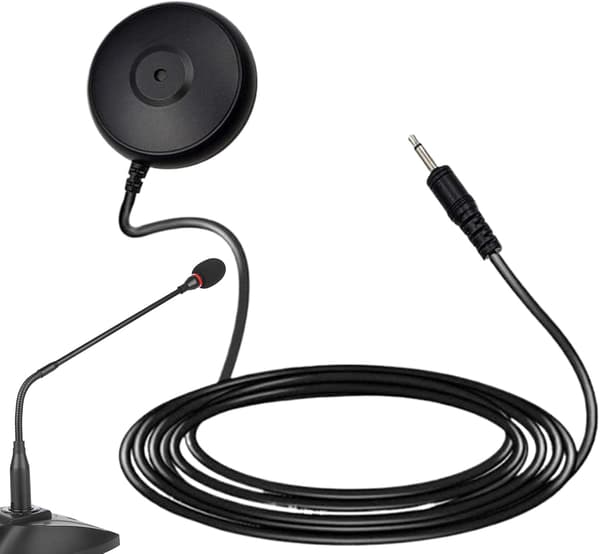 Datamaskinmikrofon for skrivebord - Justerbar skrivebordsmikrofon | Datatilbehør for opptak, podcasting, diktering, møter, forretninger, skaping