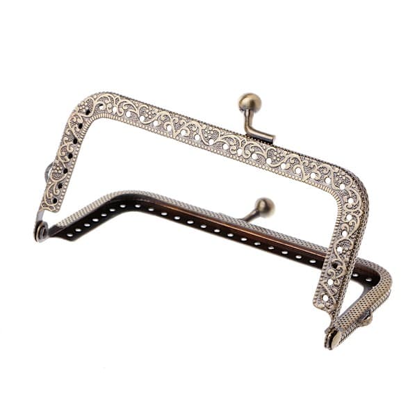 1st DIY Handväska Plånbok Myntväskor Metall Låsspänne Ram DIY Hantverk 10,5cm