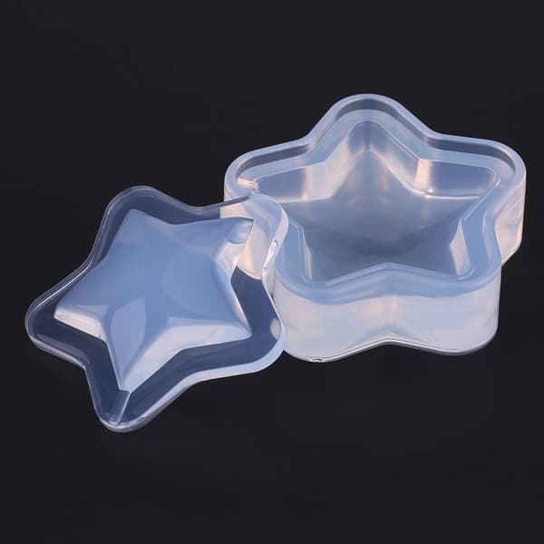 Casting Mold Epoxy Resin Mold Silicone Piece Craft Pendant Crystal Making Tool Star
