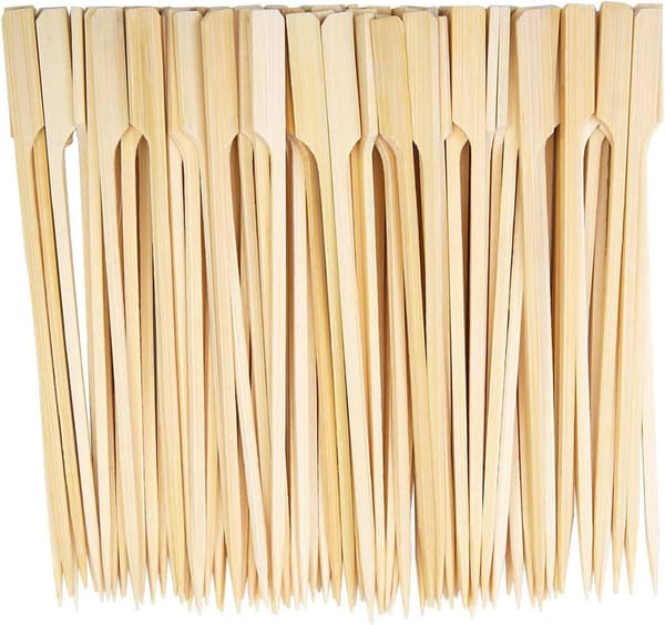 100 stk Bambusgrillspyd for BBQ, Fester, Arrangementer, Restauranter