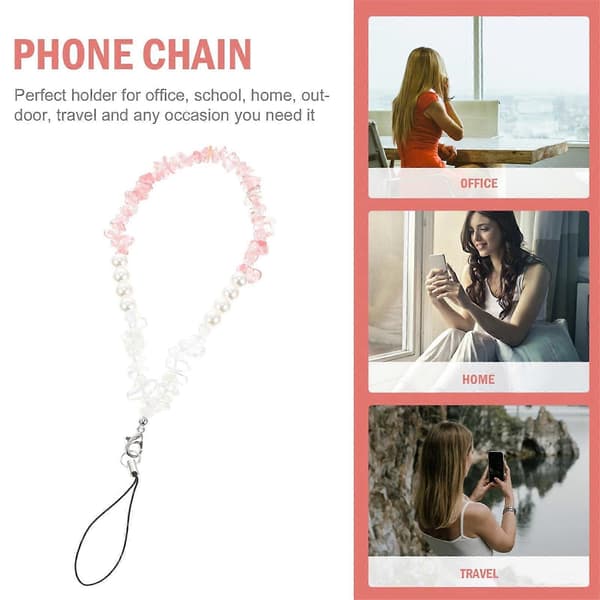 Mobiltelefonkjede DIY-tilbehør Krystall 11,5x1,5cm 1stk-FA-