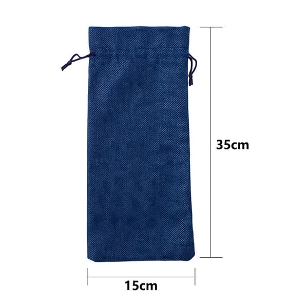 10 pcs Wine Bags Universal Protective Imitation Linen Widely Usable