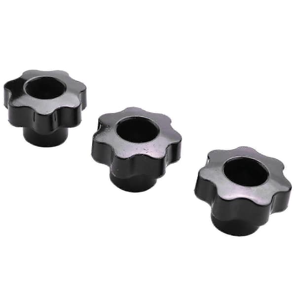 3 kpl M6 käsisäätömutteri puinen luumupultti (32mm ulkohalkaisija)