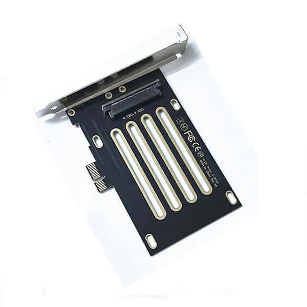 SFF-8639 U.2 U.3 til PCIE 3.0 4.0 X1 Adapterkort Adapter Hovedkortspor PCIEX1 Multifunksjonsadaptermodul