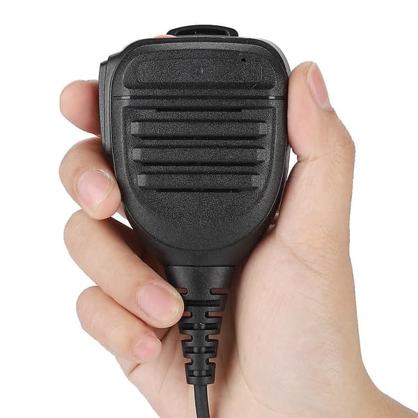 3,5 mm PTT Handheld Walkie Talkie Radio Speaker Microphone For YAESU FT1D FT1XDR FT2DR FT2XDR [DB]