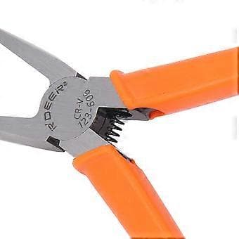 End Cutting Pliers 6mm Bent Hardened CrV Steel Right Angle Flush Cutting Model Tool Pliers