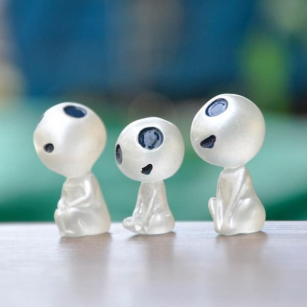 Lysende Kodama Minifigurer - Indendørs/Udendørs Indretning Transparent transparent