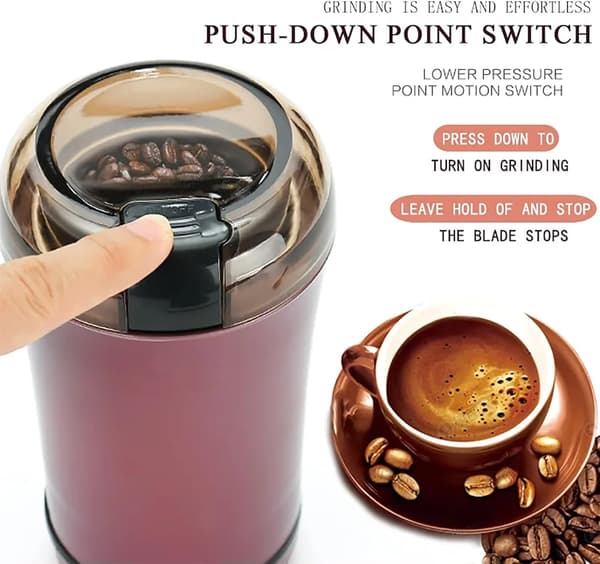 Mini Peanut Butter Machine Portable Nut Grinder with Transparent Lid 150W Motor for Home Kitchen