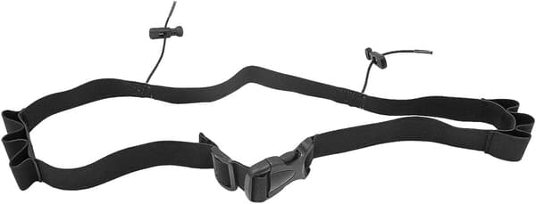 Justerbart elastisk triatlon, maraton, løb sportsnummerbælte skridsikker nummerholder med clips - strækpasform og behagelig.