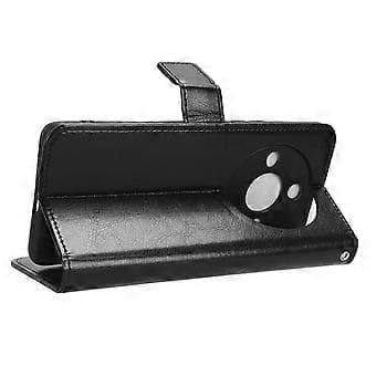 For Honor X50 Leather Phone Stand Case Scratch-Protective Mobile Phone Cover Wallet Case (Style A)