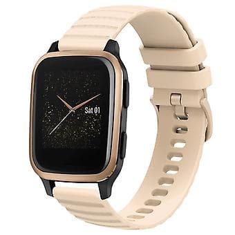 Silikoniranneke Garmin Venu SQ:lle (beige)