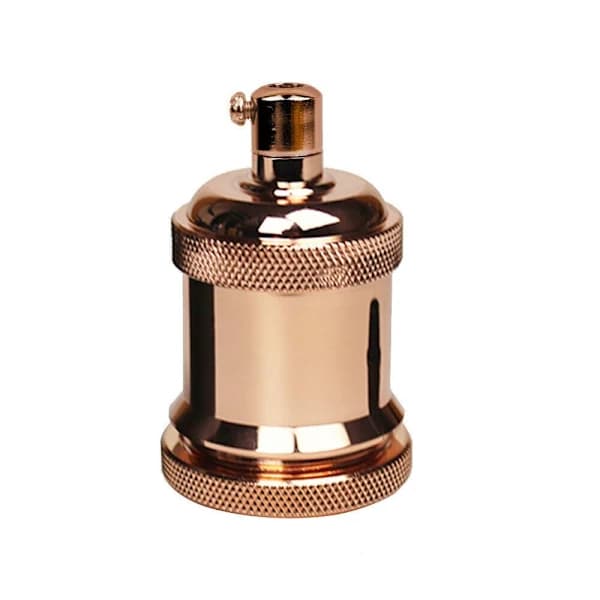 Glödlampshållare Lampfot RÖD Röd