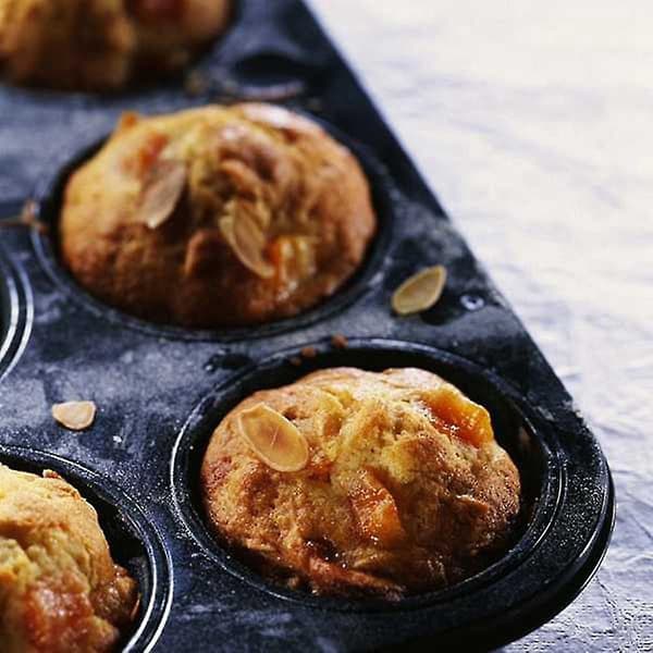 2023-nonstick kulstofstål mini muffins kage makronpande 24 hulrum