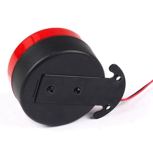 2X DC 12V-24V 105DB Auton Varoitussireeni Äänimerkki Peruutusvaroitus Äänitorvi LED-peruutusvalolla Autoon