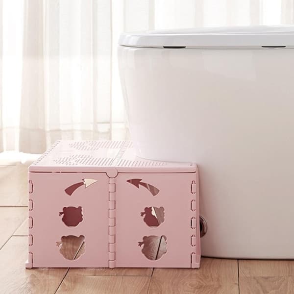 Sammenleggbar skammel fotstøtte grå grå Grå Grey