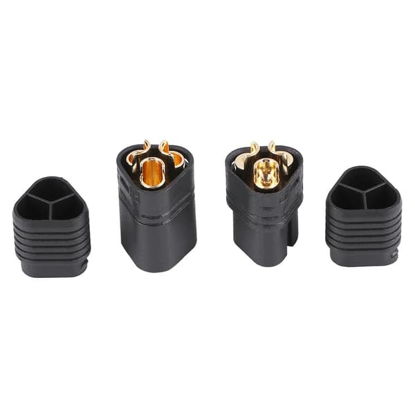 MT60 Stik Tre Hullers Stik Sort Han & Hun ESC til Motor Del RC Tilbehørsdel