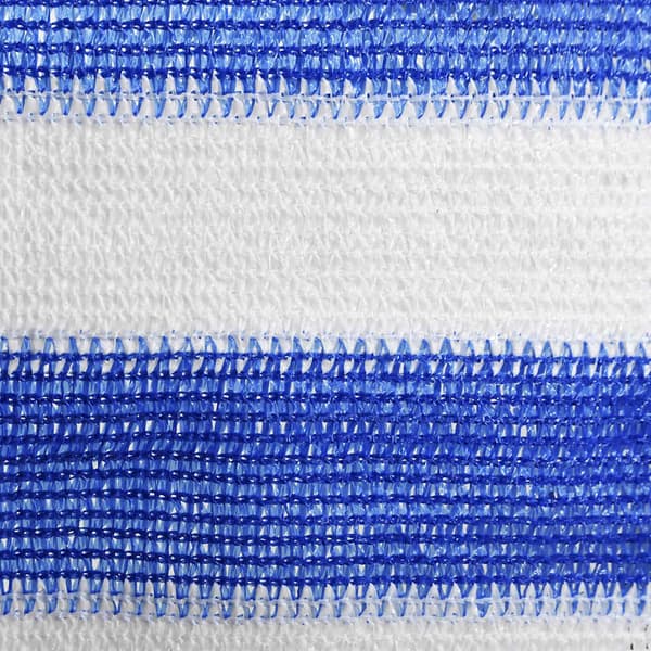 vidaXL Balkongskjerm Blå og Hvit 90x400 cm HDPE