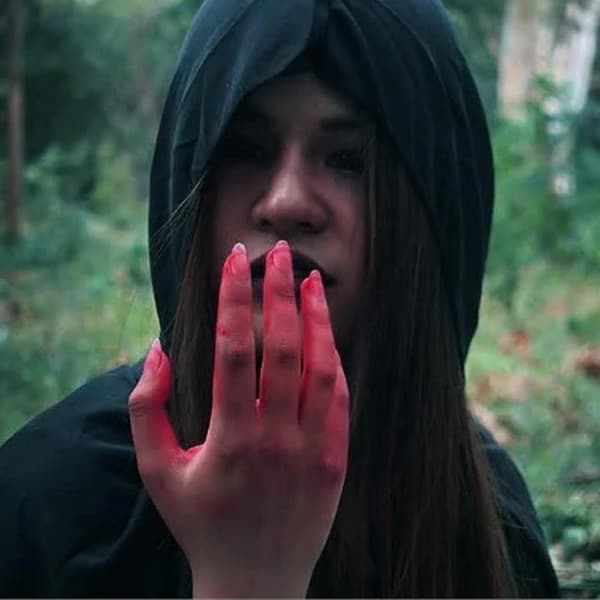 Sort Halloween-hættekappe til Cosplay, Reaper Devil-kostume 180cm-FY-