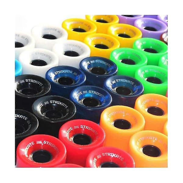 4 kpl 60x45mm Cruiser Skateboard Pyörät Pu Pyörät Longboard Cruiser Pyörät, Läpinäkyvä Oranssi