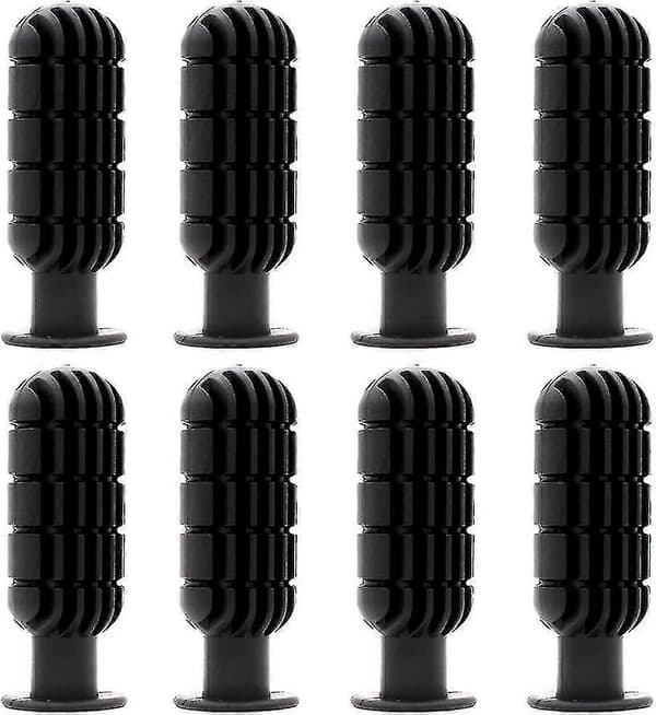 Foosball Handle with Non-Slip Design Tabletop Accessories 8 Pcs Black