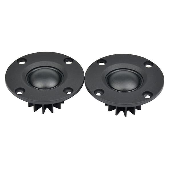 2 stk. Diskanthøjttaler 1,5 tommer 6 ohm 30W Dome Silk Film Diskanthøjttaler HiFi Diskant Højttaler Lydenhed med køleplade
