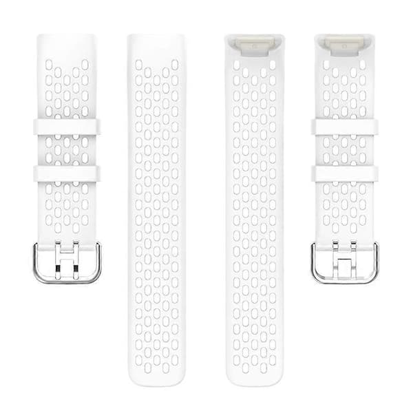 Pehmeä silikoninen urheiluranneke tuuletusaukoilla Fitbit Charge 6/5 Multicolor Style B -älykellolle Style B Multicolor