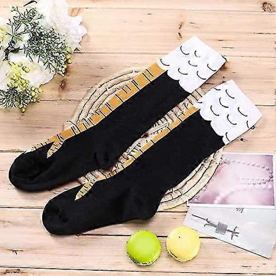 2 pcs Chicken Feet Socks, Funny Chicken Socks (Long Model + Short Model)