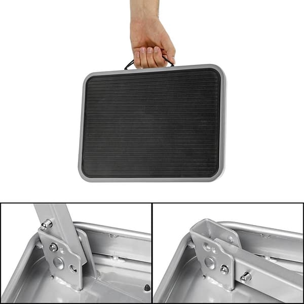 Single-step foldable for caravan/motorhome
